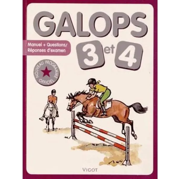 Boek galops 3 en 4 nieuwe editie Vigot