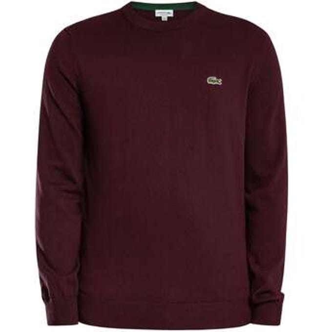 Trui Lacoste Trui met logo, gebreid