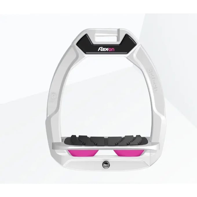 Veiligheidsstijgbeugels Rood/Wit/Roze Flex-On Safe-On