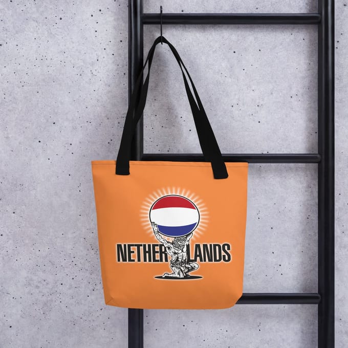 Stoffen tas EK Voetbal 2024 - Zwart