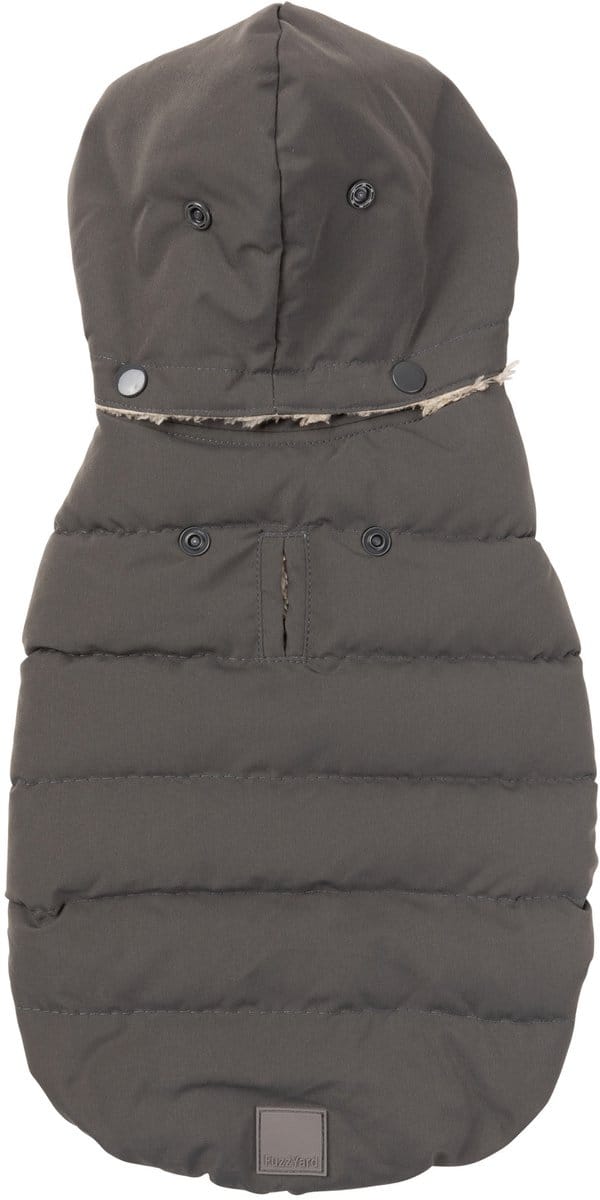 Fuzzyard Hondenjas Essential Puffer - Hondenkleding - Zwart Size 2