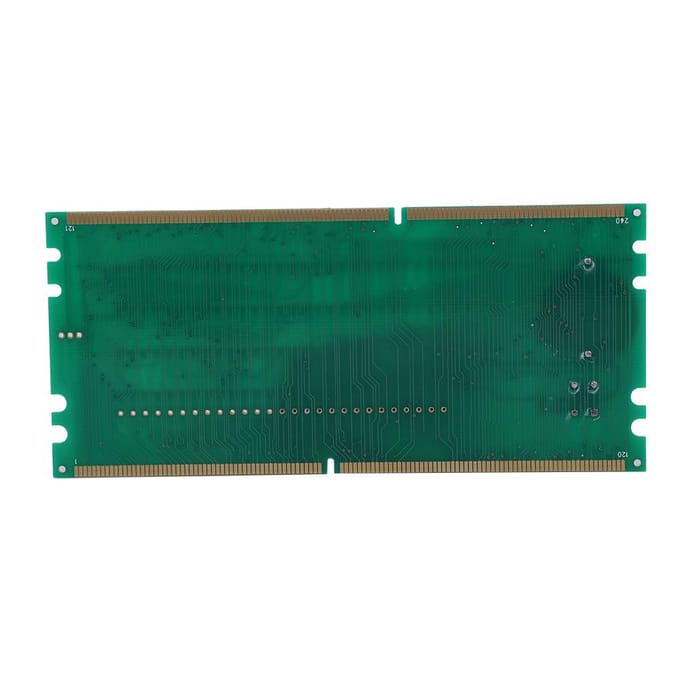Twee-in-één desktop moederbord testkaart DDR2 DDR3 met lichttester blue