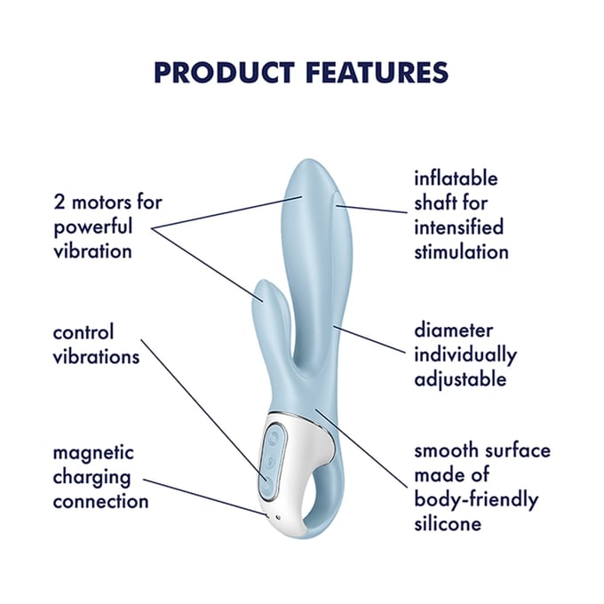 Satisfyer 'Air Pump Bunny 1', 20,5 cm