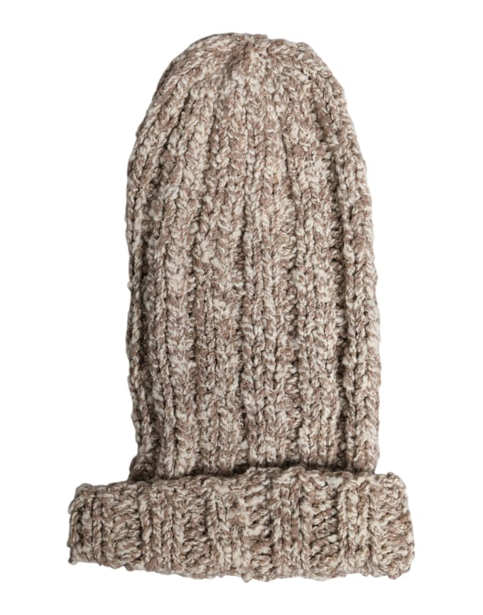 Dolce & Gabbana Beige Wol Gebreide Skimuts Balaclava Hoed