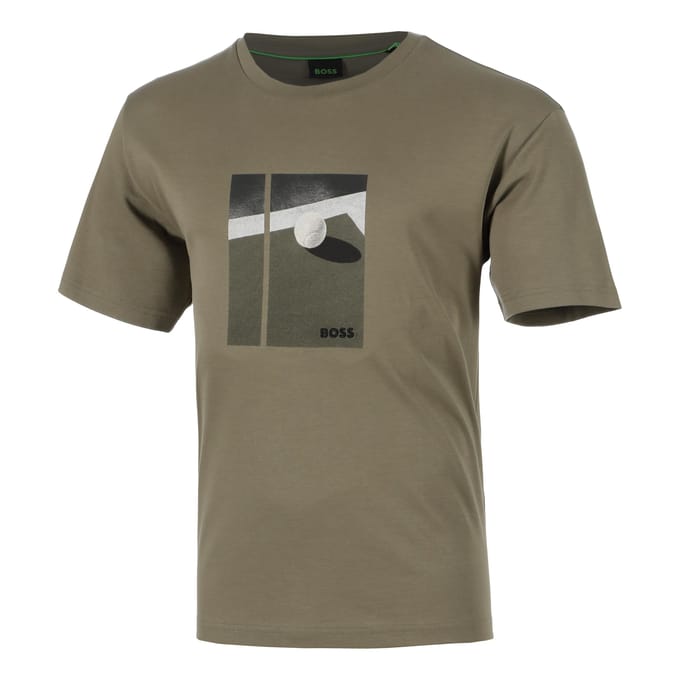 BOSS Join Relaxed T-shirt Heren-kaki
