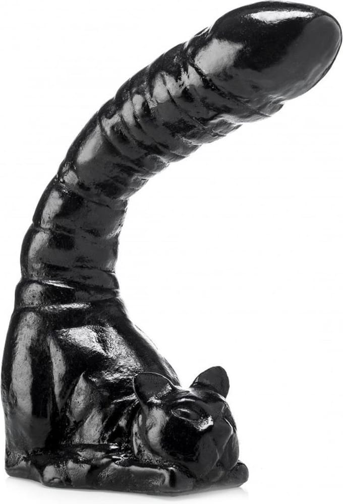 Kiotos Monstar - Tomkat - Dildo - 43 x 10 cm - Zwart