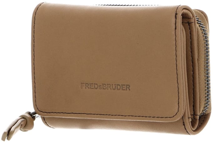 FREDsBRUDER Leren Portemonnee Me and My Bag Wallet Caramel Lichtbruin