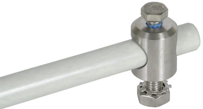 Dehn Klembout D 16mm Stst Met Schroefmoer En Sluitring - 106309