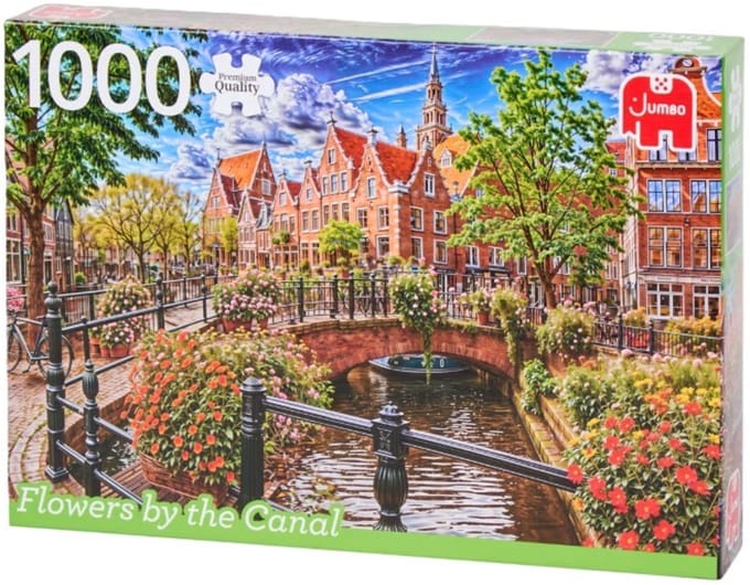 Jumbo Puzzel Flowers by the Canal 1000 stukjes