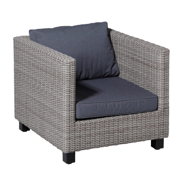Madison - Lounge Profi-Line Manchester denim grey - Ca. 40x60 cm - Set van 2