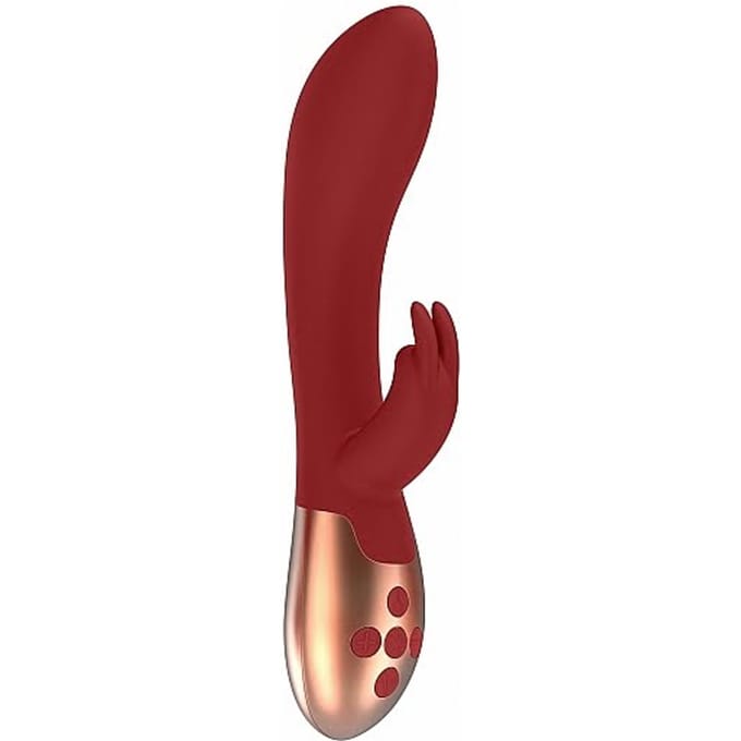 Elegance Heating Rabbit Vibrator - Opulent - Red