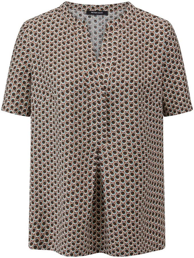Blouse Van Peter Hahn bruin