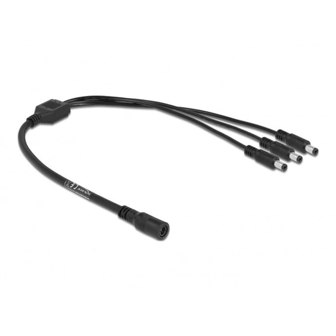 DC splitter | 1 naar 3 | 5,5 x 2,1mm | max. 24V/5A | 0,50 meter