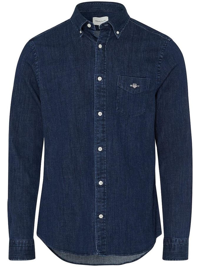 Regular Fit-jeanshemd Van GANT denim