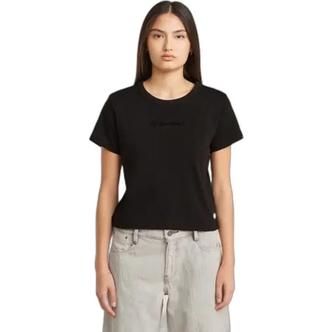 Dames-T-shirt G-Star Script Baby Brother R