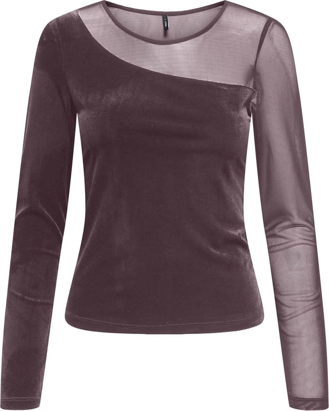 Only Smooth Mix Top Longsleeve Shirt Dames - Maat M