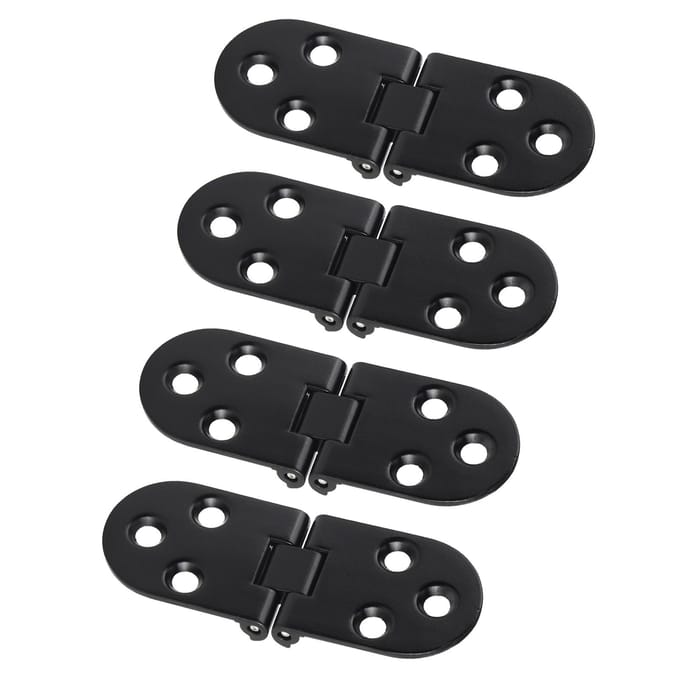 4 Stuks Zinklegering Zwart Deurklepscharnier Tafel Klapscharnier voor Kast Hardware Accessoire