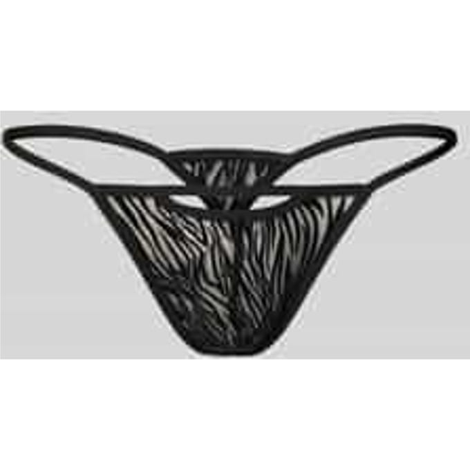 WOH heren microfiber G-string personal allure zwart