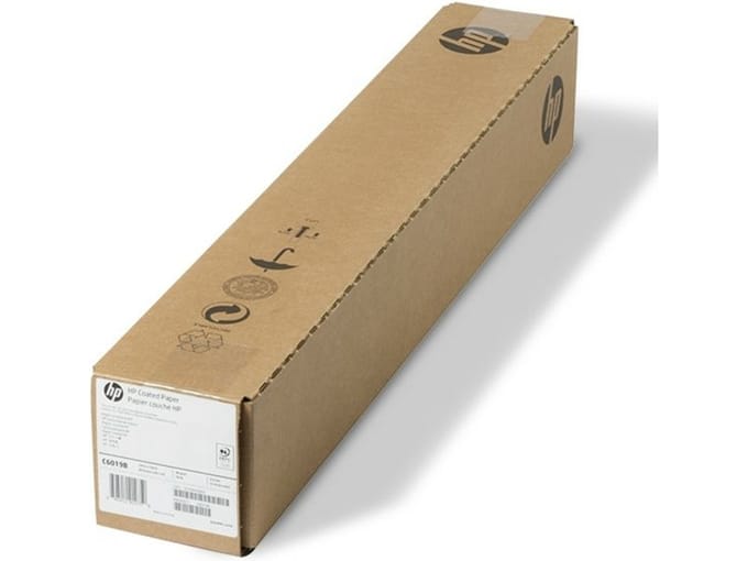 HP Coated Paper C6019B Plotterpapier 61 cm x 45.7 m 90 g/m² 45 m Inkjet