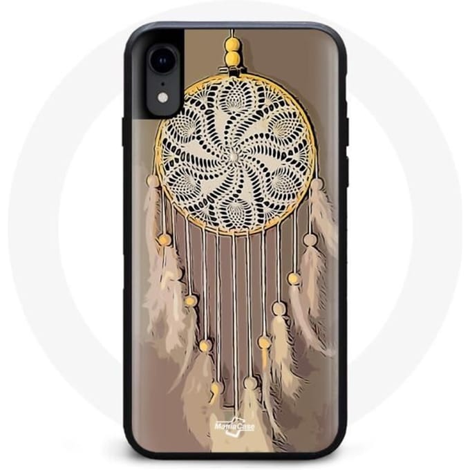 Coque Iphone X Attrape rêve en forme de couleur café