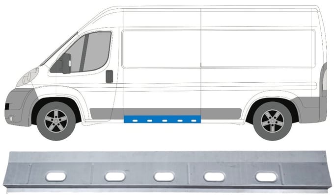 Reparatie dorpel voor Citroen Jumper 2006-2025 / Links = Rechts