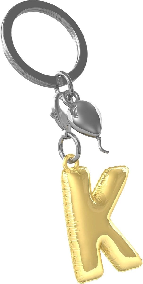 Metalmorphose Initialen Alfabet Sleutelhanger Letter K
