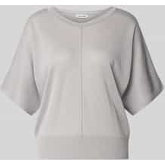 relaxed fit bovendeel van viscosemix in tricotlook