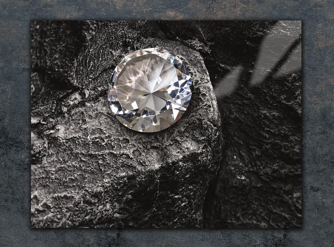 TMK ArtDeko - Snijplank - 30x22 cm - Diament - Veilig - Antislip