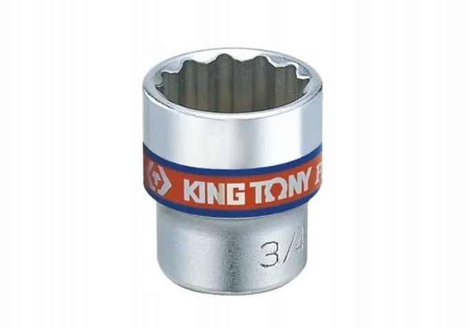 King Tony 3/8" Dopsleutel 1/2" x 27mm 12-kant Cr-V