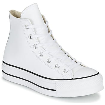 Converse Chuck Taylor All Star Lift Hi Sneakers - Leren Sneaker - Dames - Wit