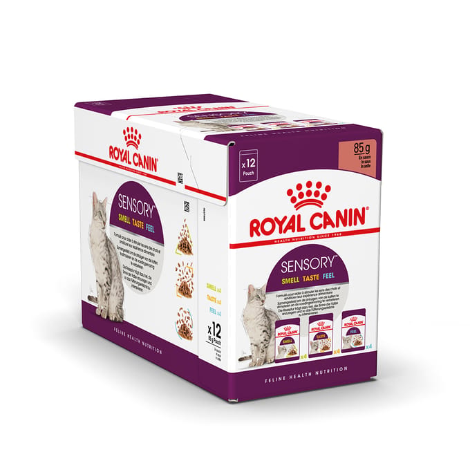 Royal Canin Sensory - Multipack in Saus - Kattenvoer - 12x85g - Natvoeding
