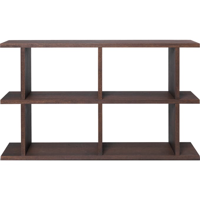 Ferm Living Kona boekenplank - dark stained - 2 x 2