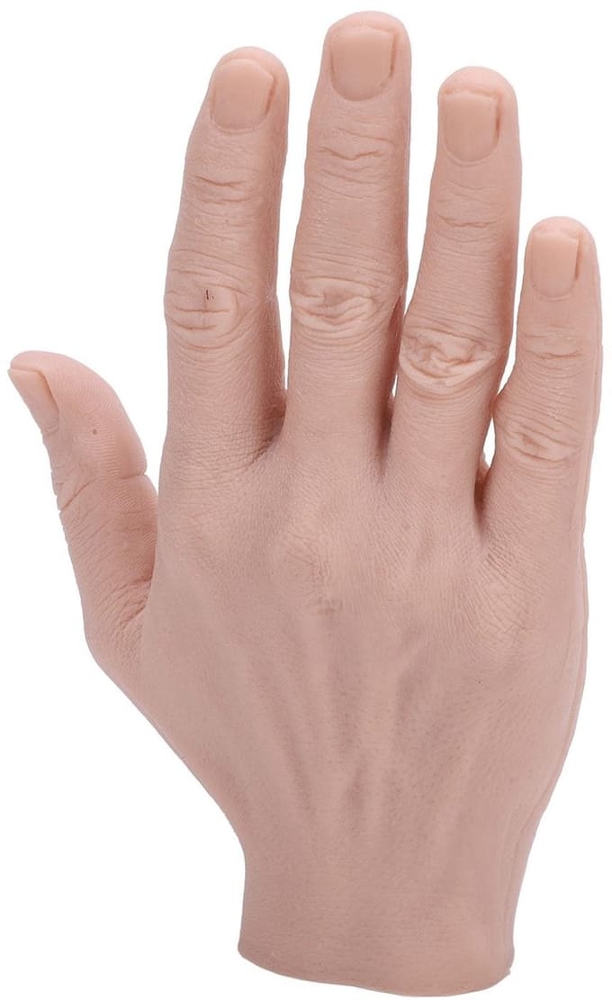 Dailygoody - Realistisch Silicone Handmodel voor Kunstenaars - Flexibele Left & Right Hand