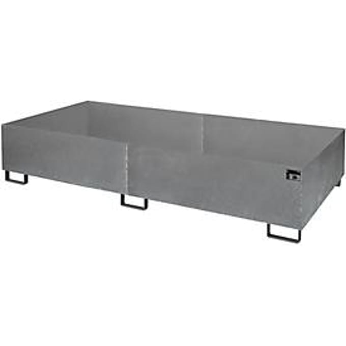 Stellinglekbak type RW/RW 2700-3, zonder rooster, gegalvaniseerd
