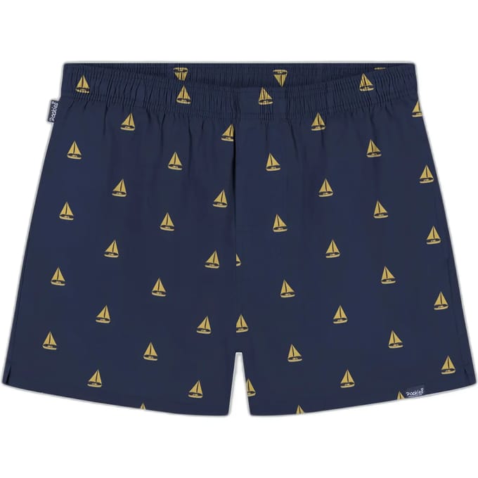 Pockies heren wijde boxershort sailing blauw