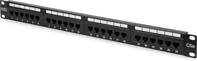 Dgts cat 5e pch panelunshielded 24-port