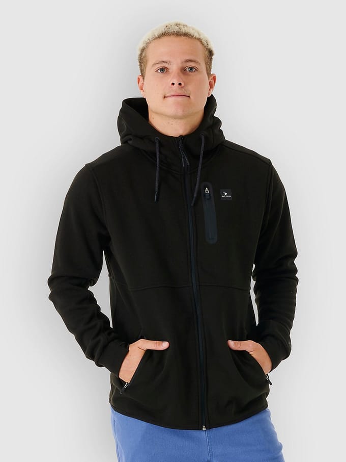 Rip Curl Anti Series Departed Zip Hoodie zwart