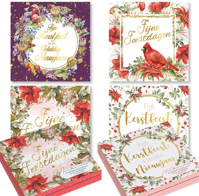 Janneke Brinkman kerstkaarten - set 3