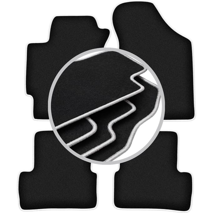 CARLUX-SILVER automatten voor: Hyundai Coupé II GK coupé (2001-2008)