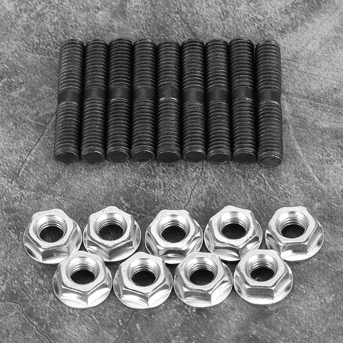 9 stuks Turbo Studs + Borgmoer Passend voor S13 S14 S15 SR20 CA18