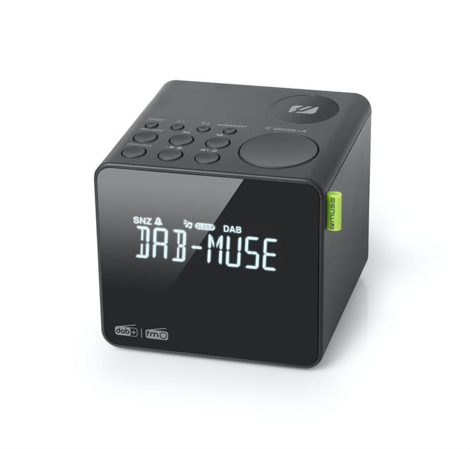 Muse M-187CDB DAB+ - Digitale wekkerradio met DAB+/FM-radio en helder LED-display