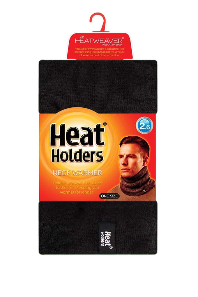 Heat Holders - Thermische nekwarmer voor heren - Zwart