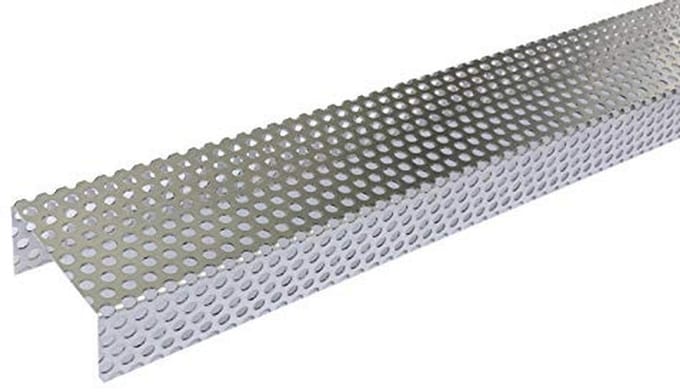 Universele bladbescherming voor dakgoten - Aluminium en kunststof, 1 meter