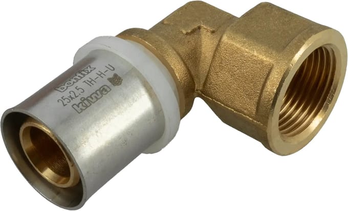 Bonfix Alu-pers kniekoppeling 3/4″ bi.dr. x 25 mm 1st.