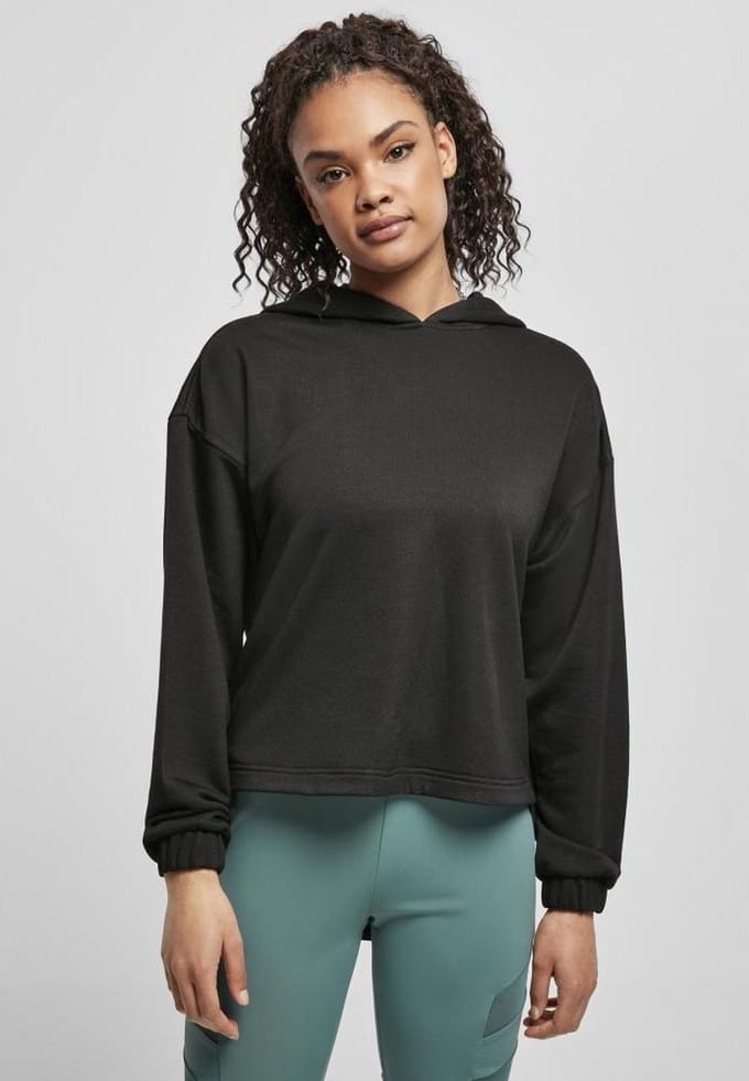Urban Classics - Oversized Shaped Modal Terry Hoodie/trui - XL - Zwart