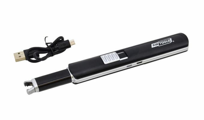 AWTOOLS AW13890 - Plasmabrander USB - Weerbestendig - Veiligheidsblokkering
