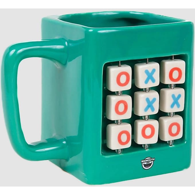 Big Mouth Toys Tic Tac Toe Mugs patroon
