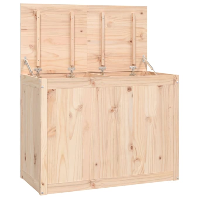 vidaXL - Wasmand - 88,5x44x66 - cm - massief - grenenhout