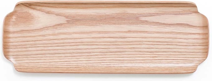 Bosign - Plateau - Leaf - Badkamer - Wilgenhout - 33 x 11,5 x 1,5 cm