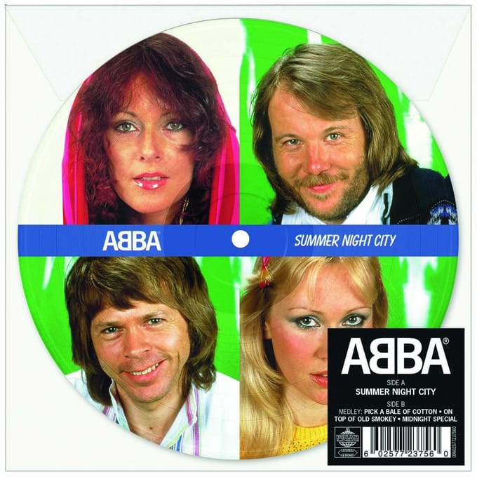 ABBA - Summer Night City (7" Vinyl Single) (Limited Edition) (Picture Disc)